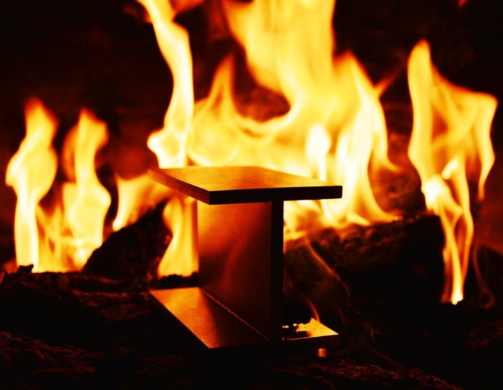 استیل در مجاورت آتش